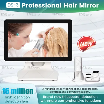 2025 HD Digital Skin Analyzer Professional Hair Scalp Camera Detector Hair Follicle Oil Moisture