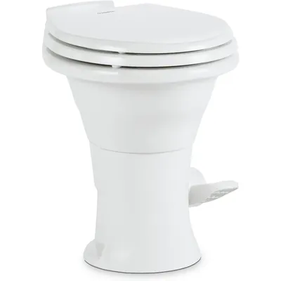 310 Standard Toilet - White Lightweight and Efficient with Pressure-EnhancedPerfect for Modern RVs
