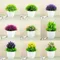 Artificial Plants Green Bonsai Fake Flower Potted Ornaments Home Garden Party Decor