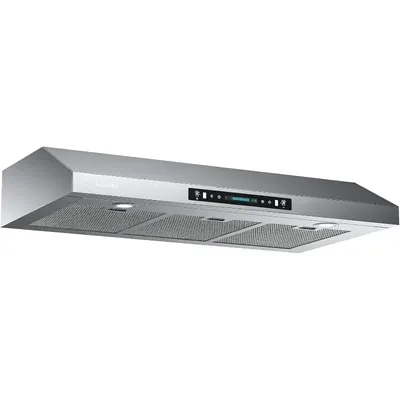 36 Inch Under Cabinet Range Hood with 900-CFM, 4 Speed Gesture Sensing&Touch Control Panel,