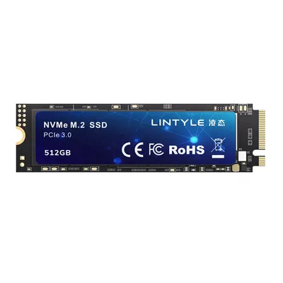 LINTYLE NVME M.2 PCIe 3.0 SSD 512GB Gen3*4 Solid State Drive 2280 Internal Hard Disk HDD for Laptop Desktop