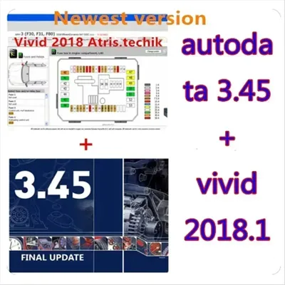 2025 Hot AutoData latest 3.45 Car Software + Vivid Workshop Data Atris-Stakis Technik 2018.01V Multi