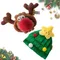 Dog Toys Stuffed Animals Squeaky Christmas Teething Chew Toys Interactive Toys for Small and Medium