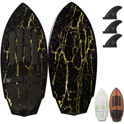 63” / 54" / 52" Wakesurf Board - Best Performance Wake Surfboards for Kids & Adults - Durable