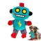 Dog Stuffed Animals Chew Toy Plush Robot Chew Toys Funny Dog Toys Colorful Interactive Dog Toys