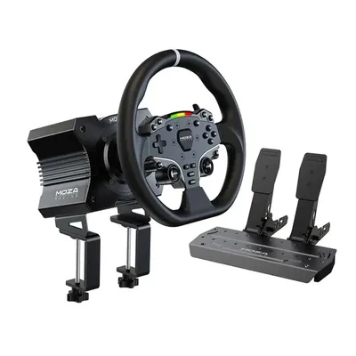 home.All-in-One PC Gaming Racing Simulator 3PCS Bundle: 5.5Nm Direct Drive Wheel Base,Anti-Slip