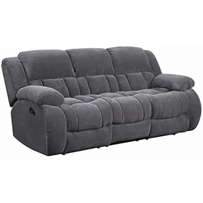 Pillow Padded Motion Sofa Charcoal 601921