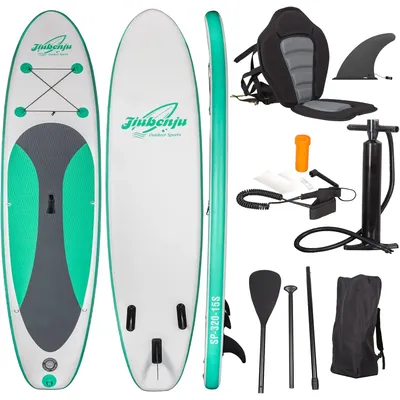 Stand Up Paddle Board SUP Accessories & Backpack, Non-Slip Paddle Board, Leash, Paddle, Waterproof