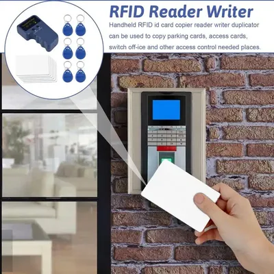 Card Copier And Writer RFID Card Duplicator Handheld Card Copier 125KHz Portable ID Scanners Home