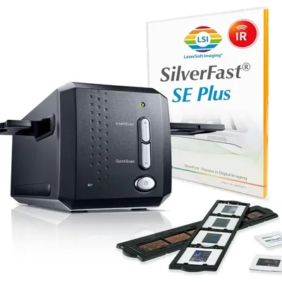 OpticFilm 8200i SE , 35mm Film & Slide Scanner. 7200 dpi / 48-bit Output. Bundle Silverfast SE Plus