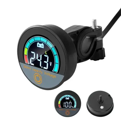 Golf Cart Battery Meter Backlight Display Car Voltage Meter Auto Battery Tester Car Battery Monitor