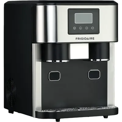 Countertop Crushed Style Ice Crusher and Cube Maker, Makes 33 Pounds in 24 Hours, 2 Sizes, with