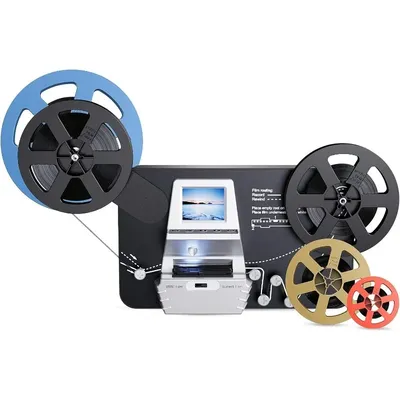 8mm & Super 8 Film to Digital Converter, 1080P Digital MP4 Files,Sharing & Saving on 32GB SD Card