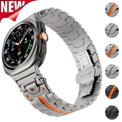 Luxury Stainless Steel Strap for Samsung Galaxy Watch 7 Ultra 47mm Metal Band for Galaxy Watch Ultra