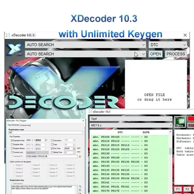 New XDecoder 10.3 Multi-laptop Compatible DTC Remover DTC OFF Delete Software Disable Error off