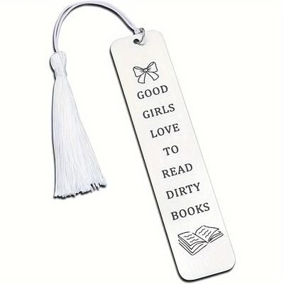 TEMU 1pc, Bookmark Funny Bookmark For Women, Christmas Stocking Stuffers For Women Birthday Gifts For Female Sister Her, Reader Reading Book Club Gifts