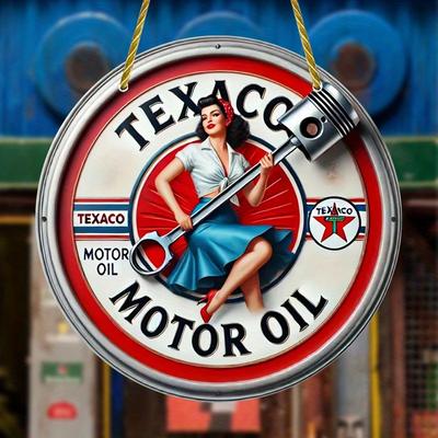 TEMU 1pc Texaco Oil 7.8