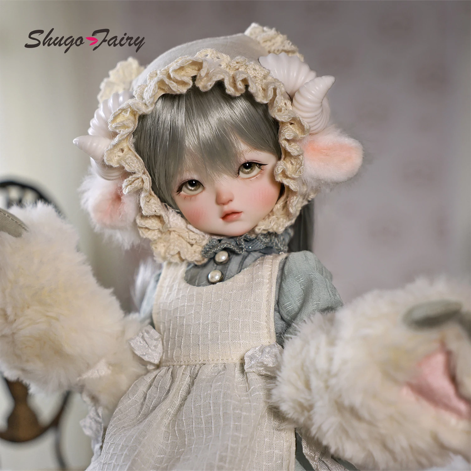 ShugaFairy Damita 1/6 BJD Puppe Süße Junge Hirtenmädchen-Puppe Pastorales Spielzeug Hochwertige Gelenkpuppen Komplettset