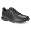 Slipper GEOX, Herren, Gr. 46, schwarz, Leder, elegant, Schuhe, Schnürschuh, Freizeitschuh mit Textilfutter