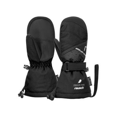 Fäustlinge REUSCH "Kaden Down R-TEX XT Mitten", Kinder, Gr. 2, schwarz, 80% Polyester, 10% Polyurethan, mehrfarbig, klassisch, Handschuhe, mit wasserdichter Funktionsmembran Image
