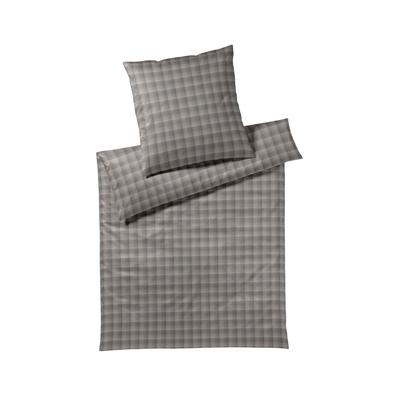 JOOP! »Soft Checks« Bettwäsche Taupe 45000-17 Bettwäsche / 135x200 cm / 80x80 cm Image
