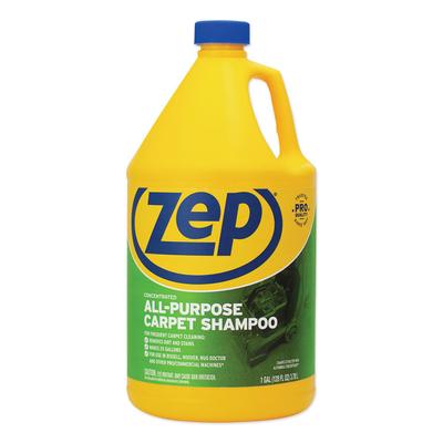 Zep Commercial Concentrated All-Purpose Carpet Shampoo, Unscented, 1 gal Bottle (ZPEZUCEC128EA) Each Zep Commercial® Carpet Cleaners
