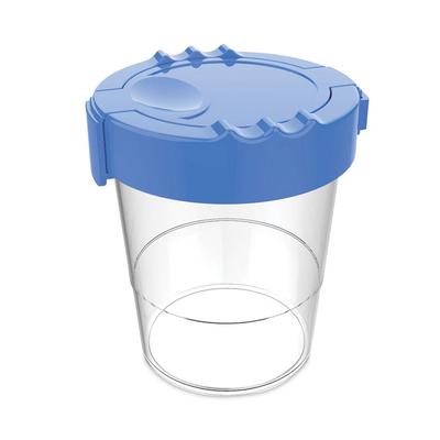 Deflecto Antimicrobial No Spill Paint Cup, 3.46 w x 3.93 h, Blue (DEF39515BLU) Each deflecto® Arts & Crafts Kits/Accessories