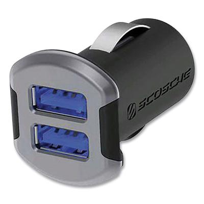 Scosche reVOLT Apple Lightning Car Charger, Black (SOSUSBC242MSG) Scosche® Adapters/Chargers