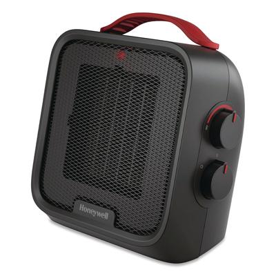 Honeywell UberHeat 5 Ceramic Heater, 4.5 x 4.5 x 8.86, Black (HWLHCE210B) Each Heaters