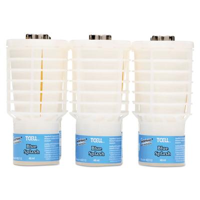 Rubbermaid Commercial TCell Microtrans Odor Neutralizer Refill, Blue Splash, 48 mL, 6/Carton (RCP402112) Case of 6 Rubbermaid® Commercial Air Freshene