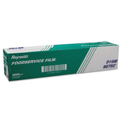 Reynolds Wrap Metro Light-Duty PVC Film Roll with Cutter Box, 24" x 2,000 ft, Clear (RFP916M) 1 Roll Reynolds® Films