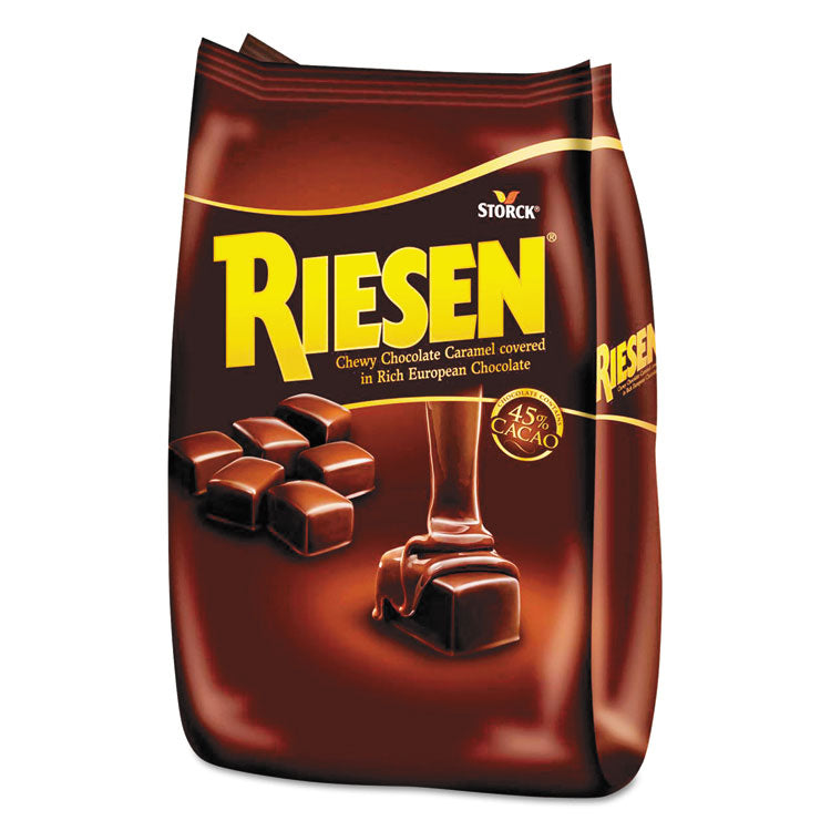 Riesen Chocolate Caramel Candies, 30 oz Bag (RSN398052) 1 Bag Riesen® Candy, Gum & Mints