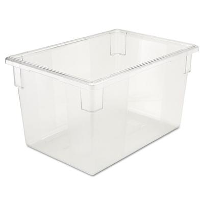 Rubbermaid Commercial Food/Tote Boxes, 21.5 gal, 26 x 18 x 15, Clear, Plastic (RCP3301CLE) Each Rubbermaid® Commercial Food Storage Containers & Lids