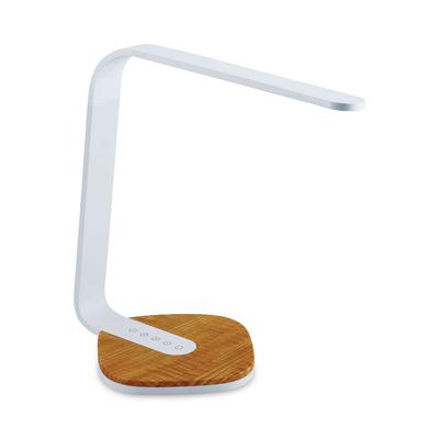 BLACK+DECKER LED Desk Lamp, White/Wood (BOSVLED1818BD) Each Lamps