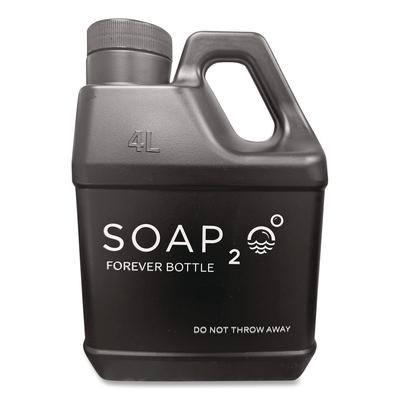SOAP2O Forever Bottle, 1 gal, 10/Carton (SZOS2O4LFLBLK) Case of 10 Sprayers & Pumps