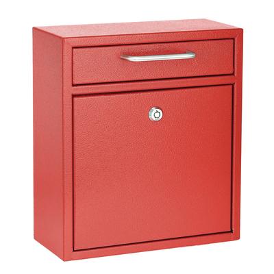 AdirOffice Medium Ultimate Wall Mounted Mail Box, 10.4 x 4.5 x 12, Red (ALHI63105RED) Each Interoffice Mailboxes
