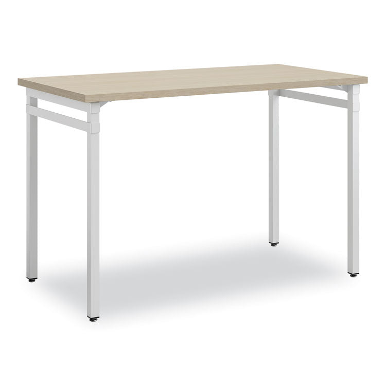 Safco Ready Home Office Desk, 45.5" x 23.5" to 29.5", Beige/White, Ships in 1-3 Business Days (SAF5508WHNA) Each Safco® Home & Office Desks