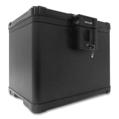 Honeywell Molded Fire and Water File Chest, 16 x 12.6 x 13, 0.6 cu ft, Black (HWL1536) Each Safes