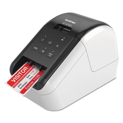 Brother QL-810W Ultra-Fast Label Printer with Wireless Networking, 110 Labels/min Print Speed, 5 x 9.38 x 6 (BRTQL810W) Each Label Makers