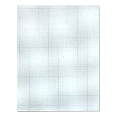 TOPS Cross Section Pads, Cross-Section Quadrille Rule (10 sq/in, 1 sq/in), 50 White 8.5 x 11 Sheets (TOP35101) Each TOPS™ Drawing & Design Pads