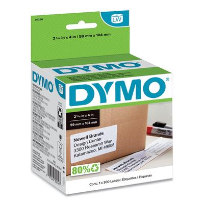 DYMO LabelWriter Shipping Labels, 2.31" x 4", White, 300 Labels/Roll (DYM30256) Each DYMO® Label Maker Supplies