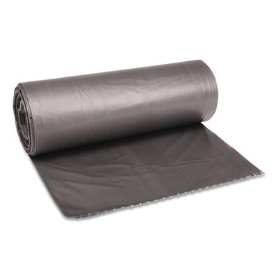 Boardwalk Low-Density Waste Can Liners, 60 gal, 1.1 mil, 38" x 58", Gray, 20 Bags/Roll, 5 Rolls/Carton (BWK3858SEH) Case of 100 Boardwalk® Low-Density