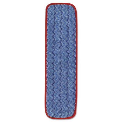 Rubbermaid Commercial Microfiber Wet Mopping Pad, 18.5" x 5.5" x 0.5", Red (RCPQ410RED) Each Rubbermaid® Commercial Mop Heads