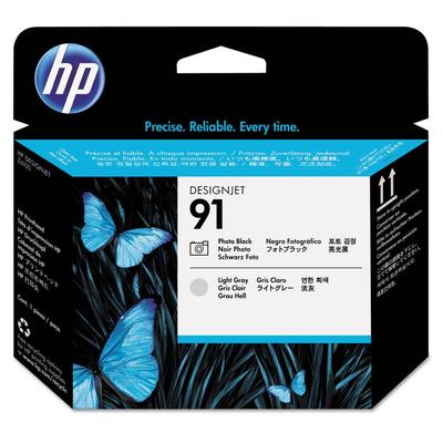 HP HP 91, (C9463A) Light Gray/Photo Black Printhead (HEWC9463A) Each Printheads