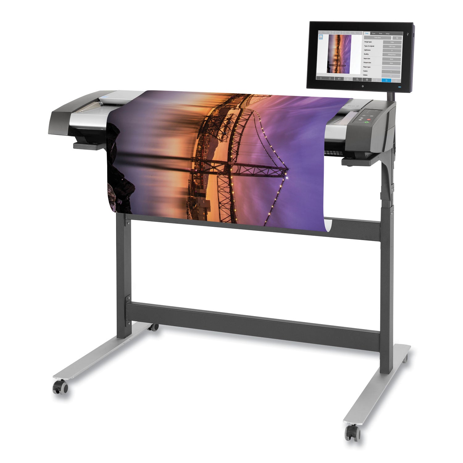 HP Designjet HD Pro 2 Scanner, Scans Up to 42" Wide, 1200 dpi Optical Resolution (HEW5EK00A) Each Scanners