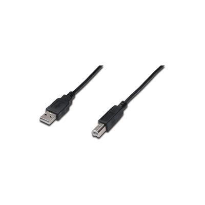 ASSMANN USB 2.0 Kabel Typ A-B 0.5m USB 2.0 konform sw.