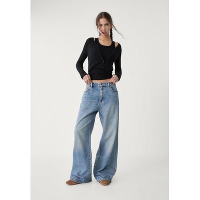 Stradivarius Baggy jeans Light blue 16