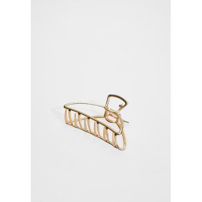 Stradivarius Metal hair clips Gold OS