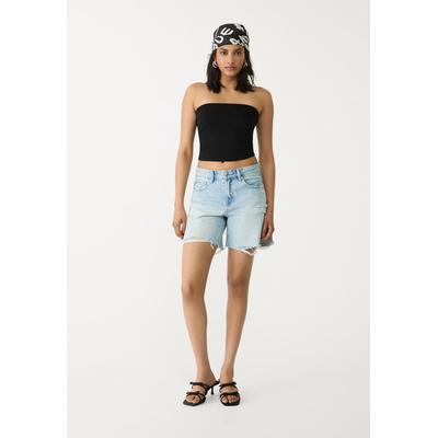 Stradivarius Bandeau top Black L