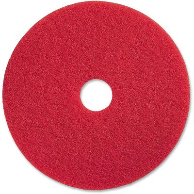 Genuine Joe 90420 Spray Buffing Floor Pads, 20", 5/CT, Red - Case of 5